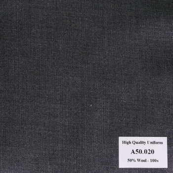 Vải May Đồng Phục Áo Vest Công Sở Màu Xám Đen A50.020